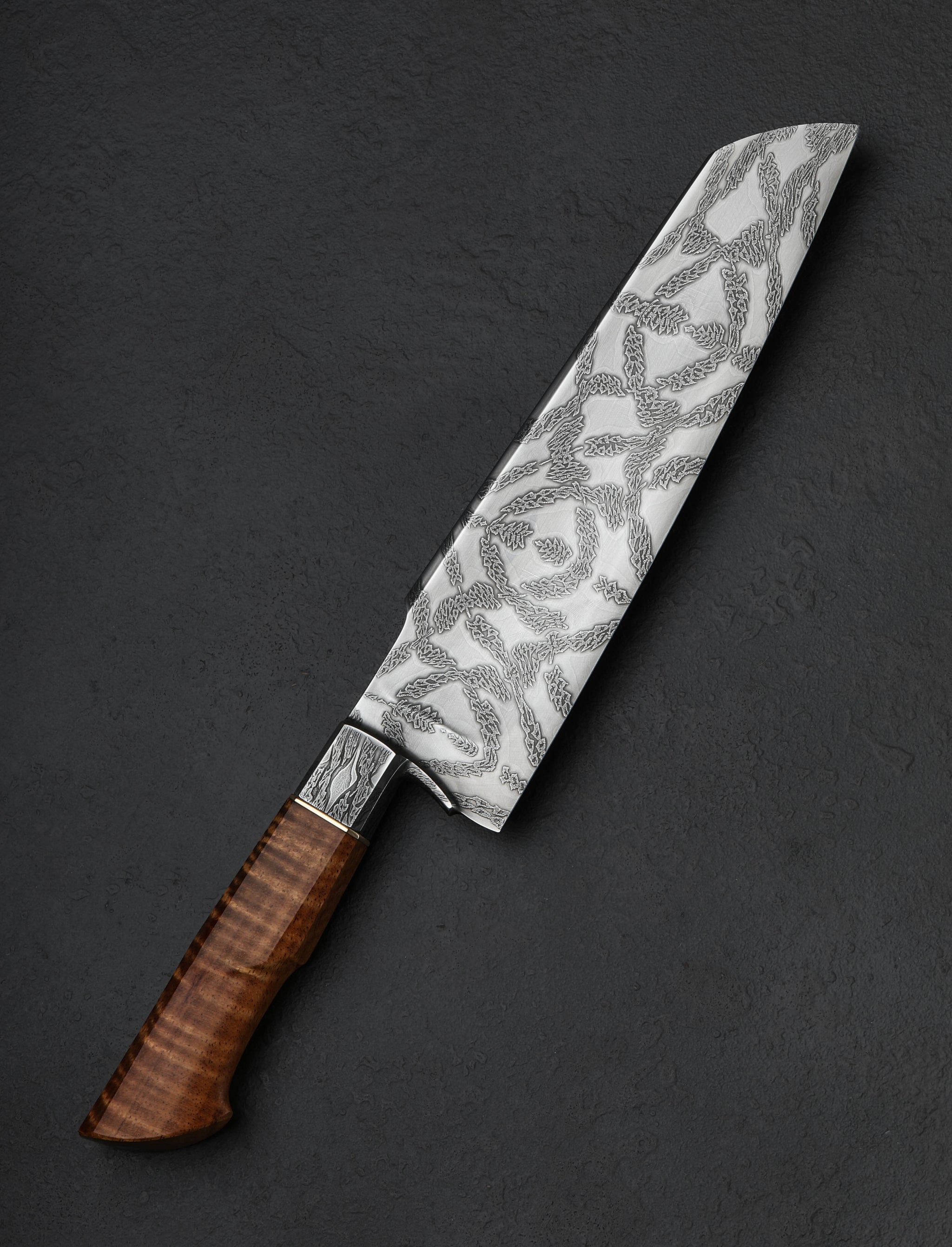 Nick Anderson Manta Chains Santoku 218mm