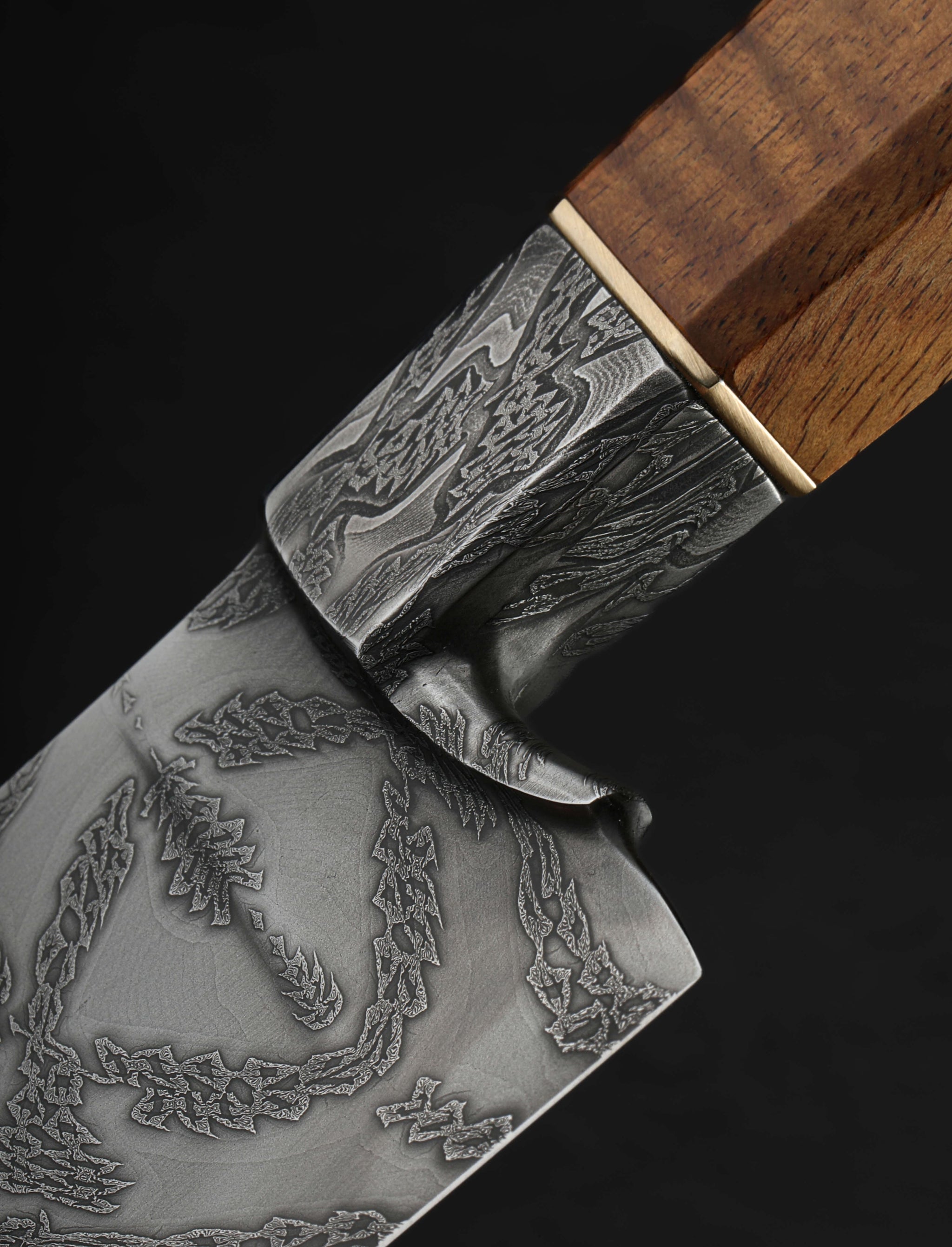 Nick Anderson Manta Chains Santoku 218mm