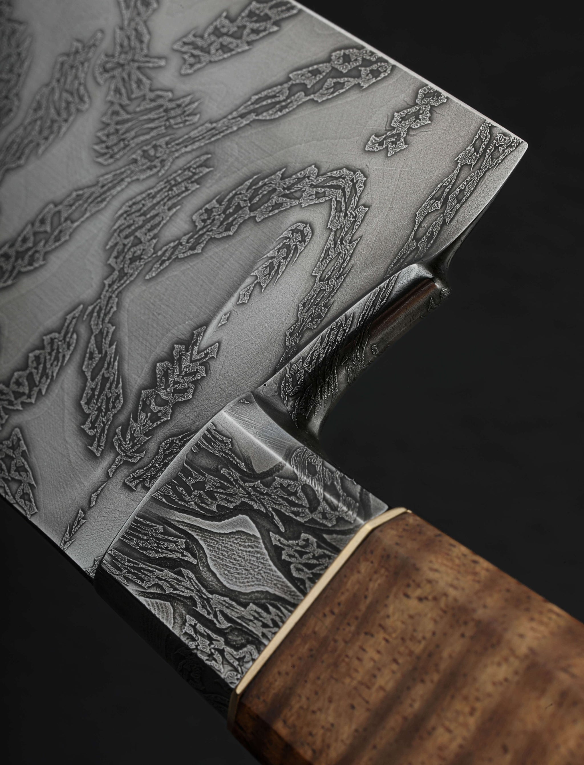 Nick Anderson Manta Chains Santoku 218mm