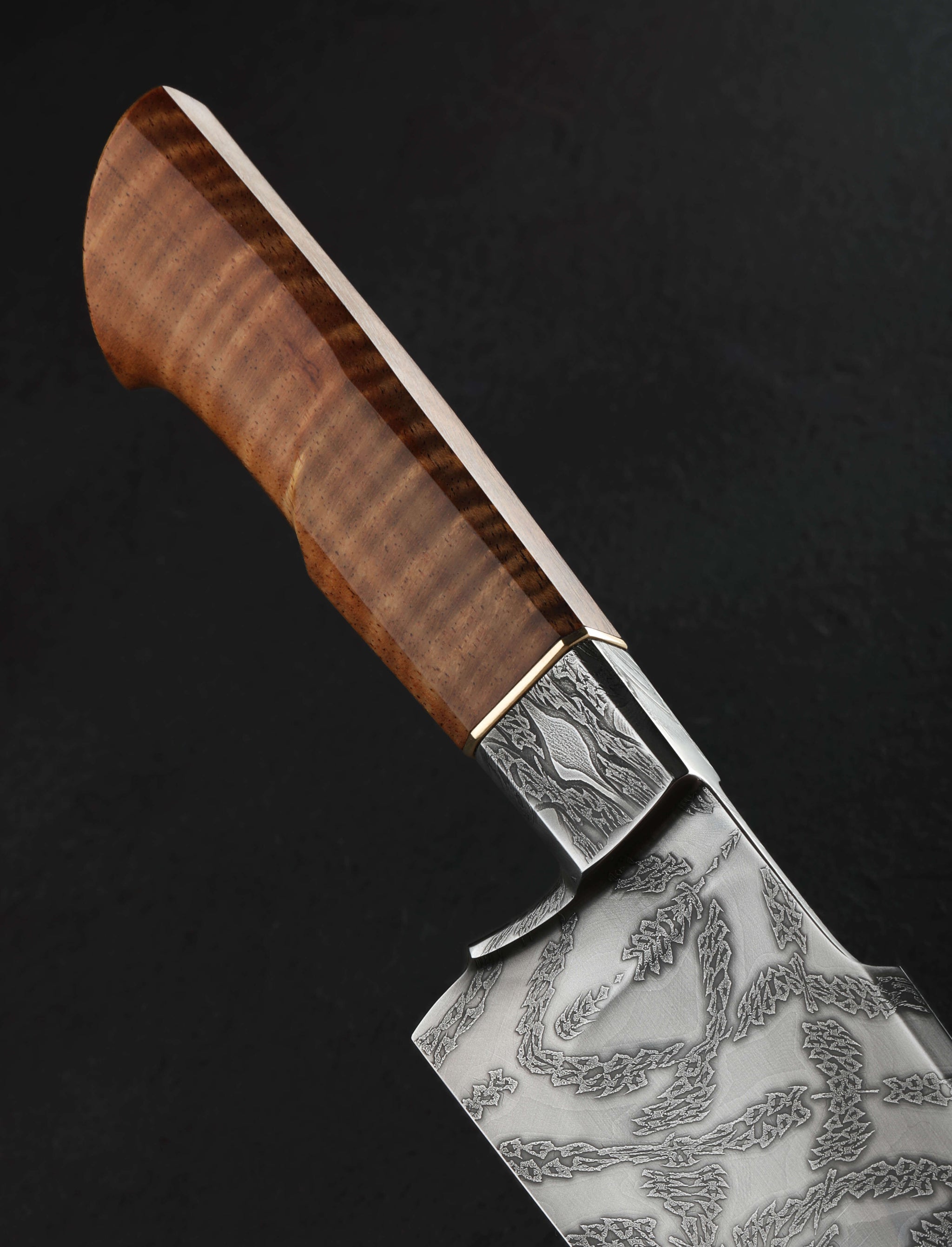 Nick Anderson Manta Chains Santoku 218mm