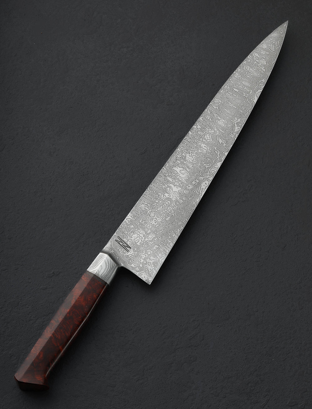 Niko Nicolaides - Michigan Distortion Damascus Slicer 275mm
