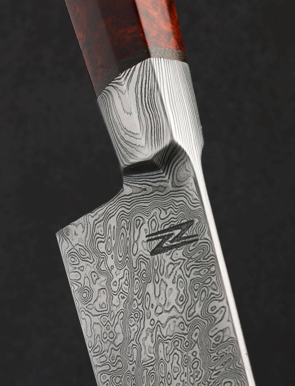 Niko Nicolaides - Michigan Distortion Damascus Slicer 275mm