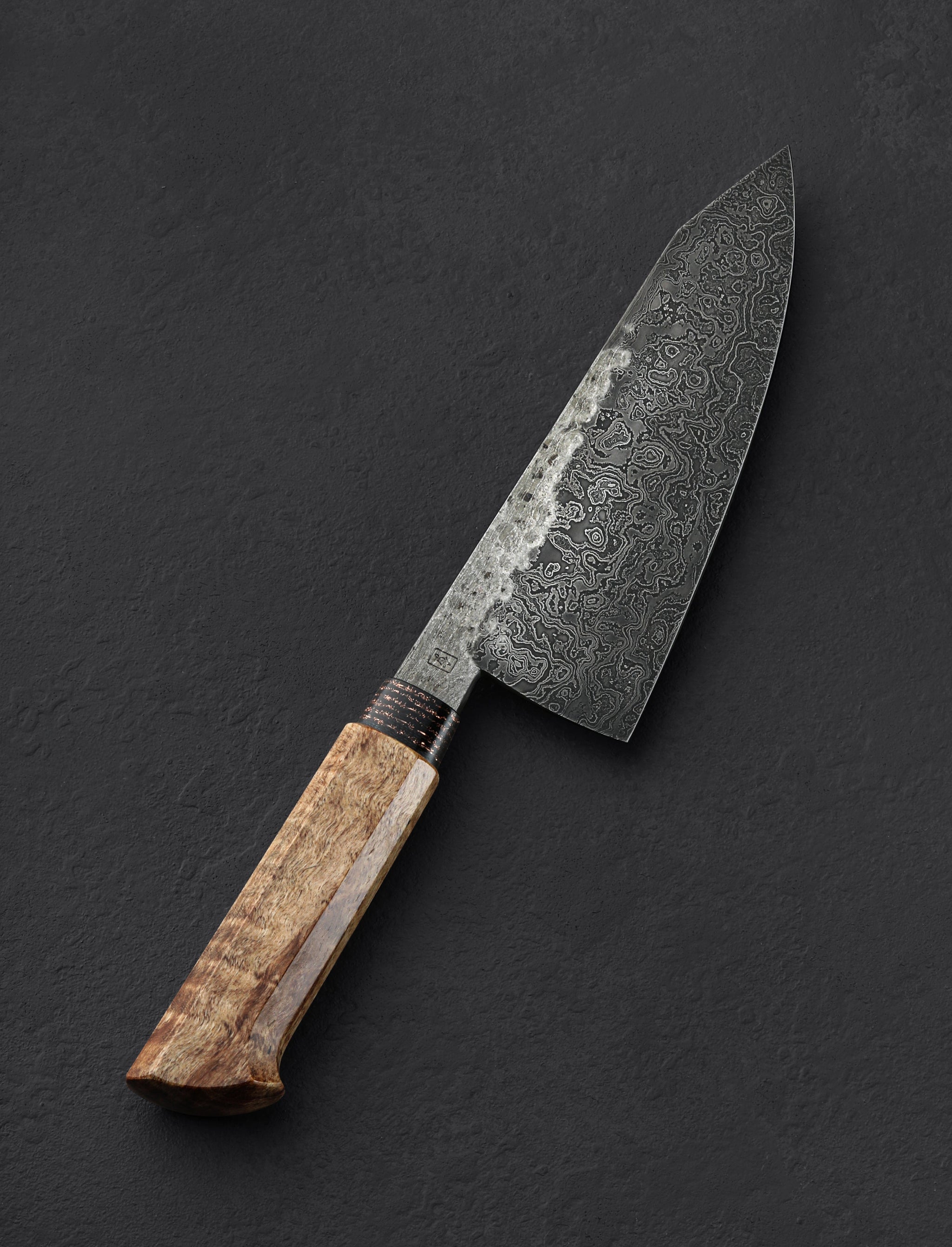 Noah Vachon, Vachon Knives - Canada Denim Damascus Chef 190mm