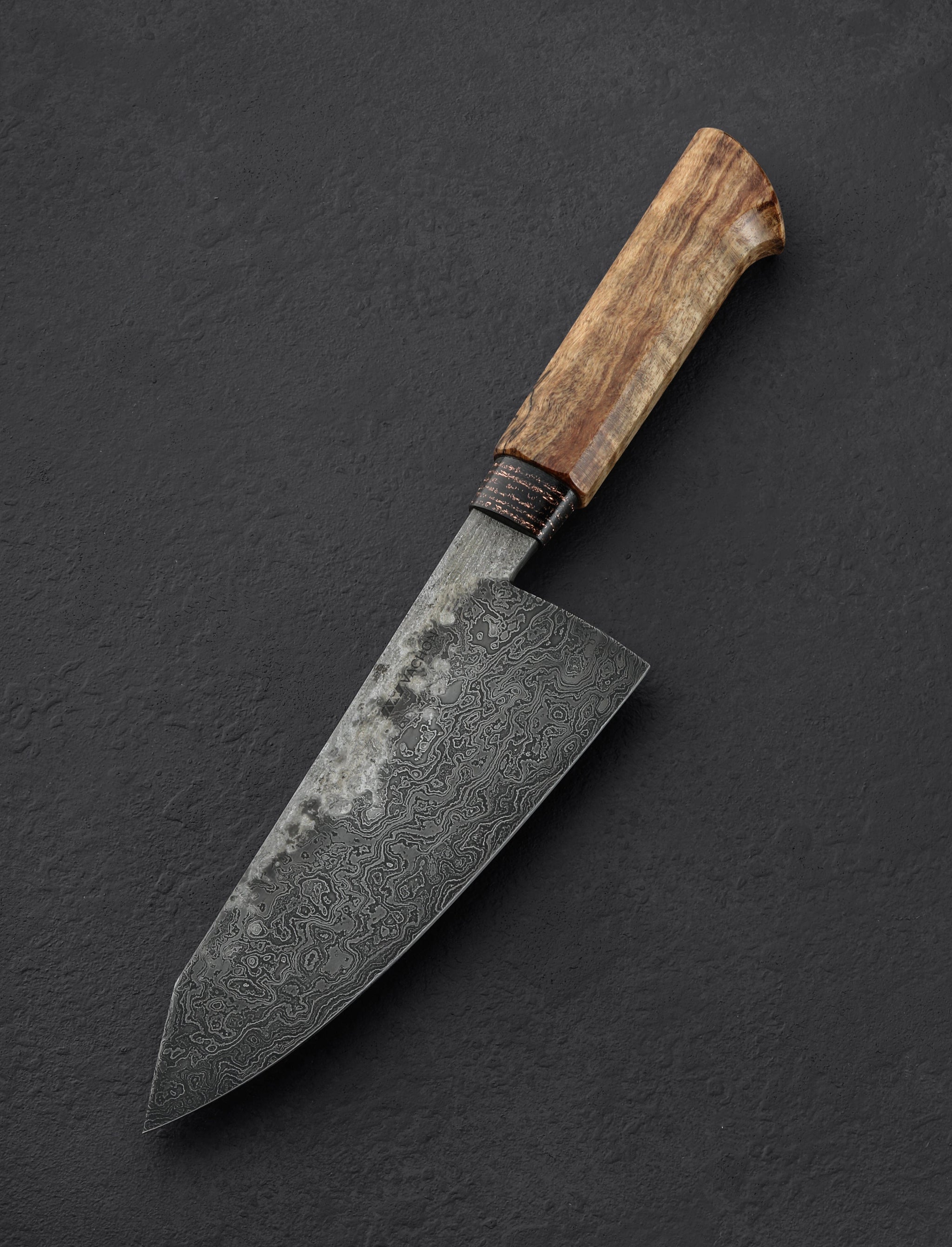 Noah Vachon, Vachon Knives - Canada Denim Damascus Chef 190mm