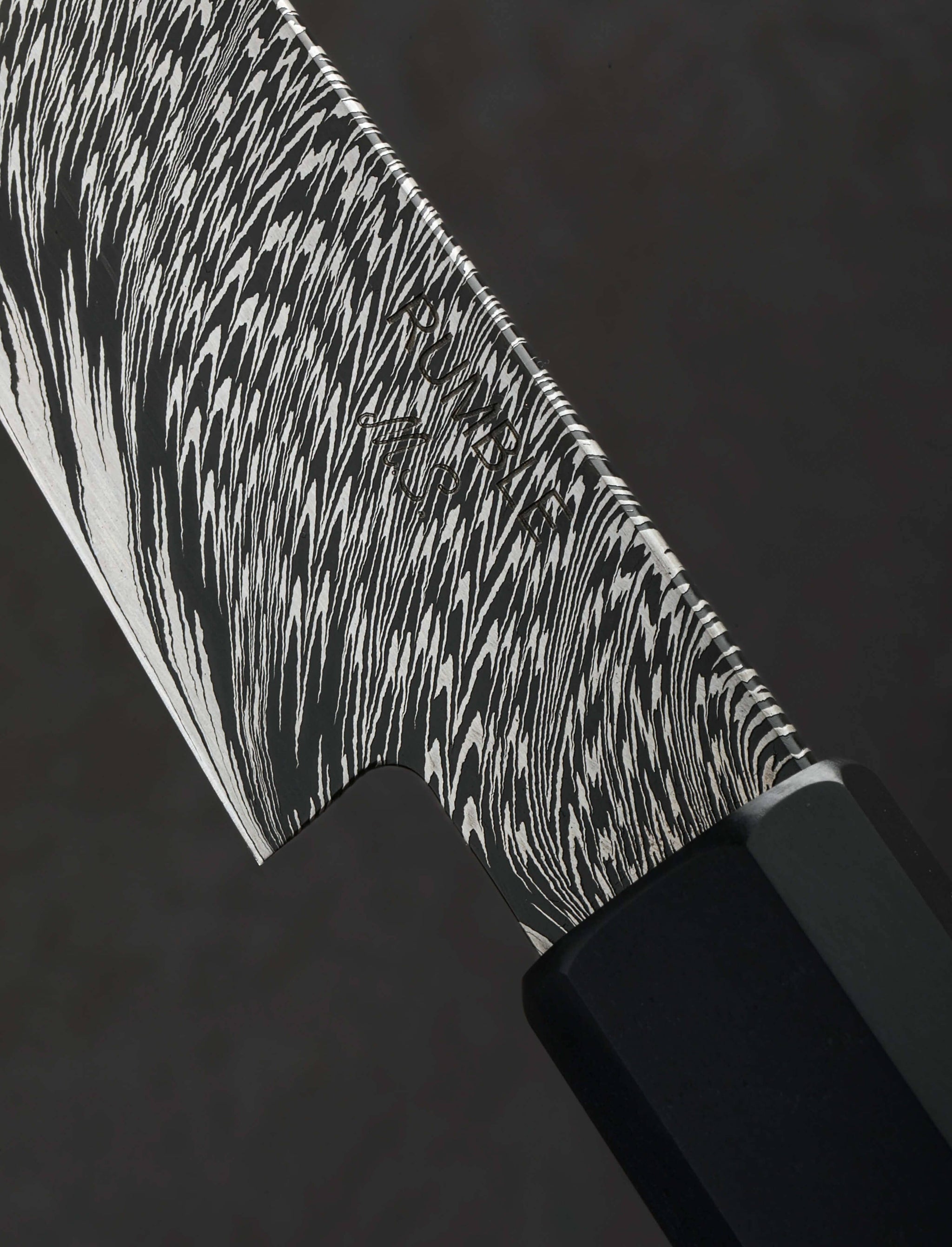 Jackson Rumble - Australia Paring & Peeling Half Feather Damascus Parer 110mm