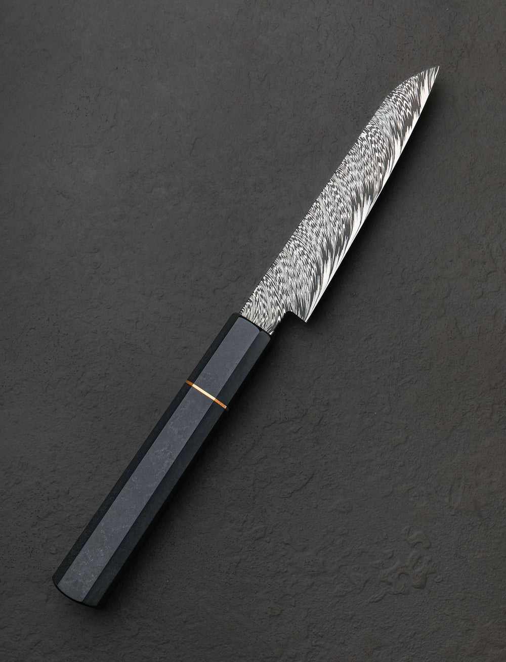 Jackson Rumble - Australia Paring & Peeling Half Feather Damascus Parer 110mm