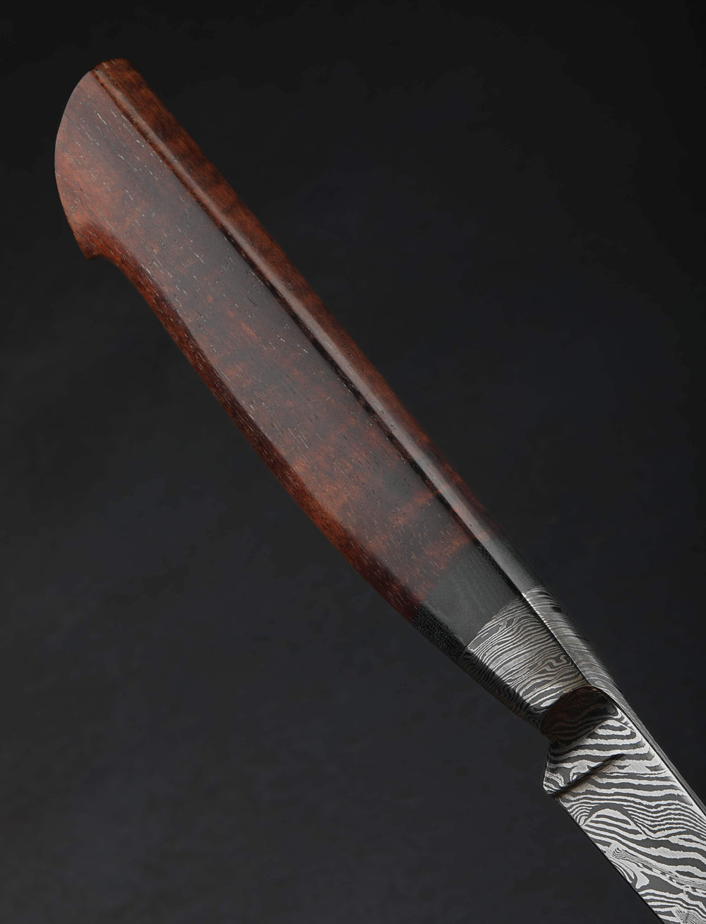Nick Anger - Vermont Paring & Peeling Koa Damascus Parer 82mm