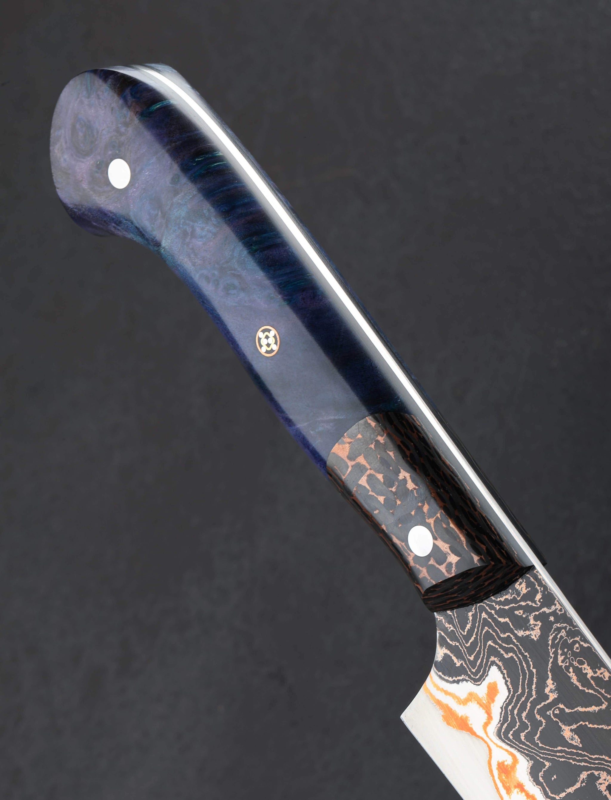 Dan Tompkins - New York Santoku & Bunka Cobre Nebulas Petty Chef 130mm