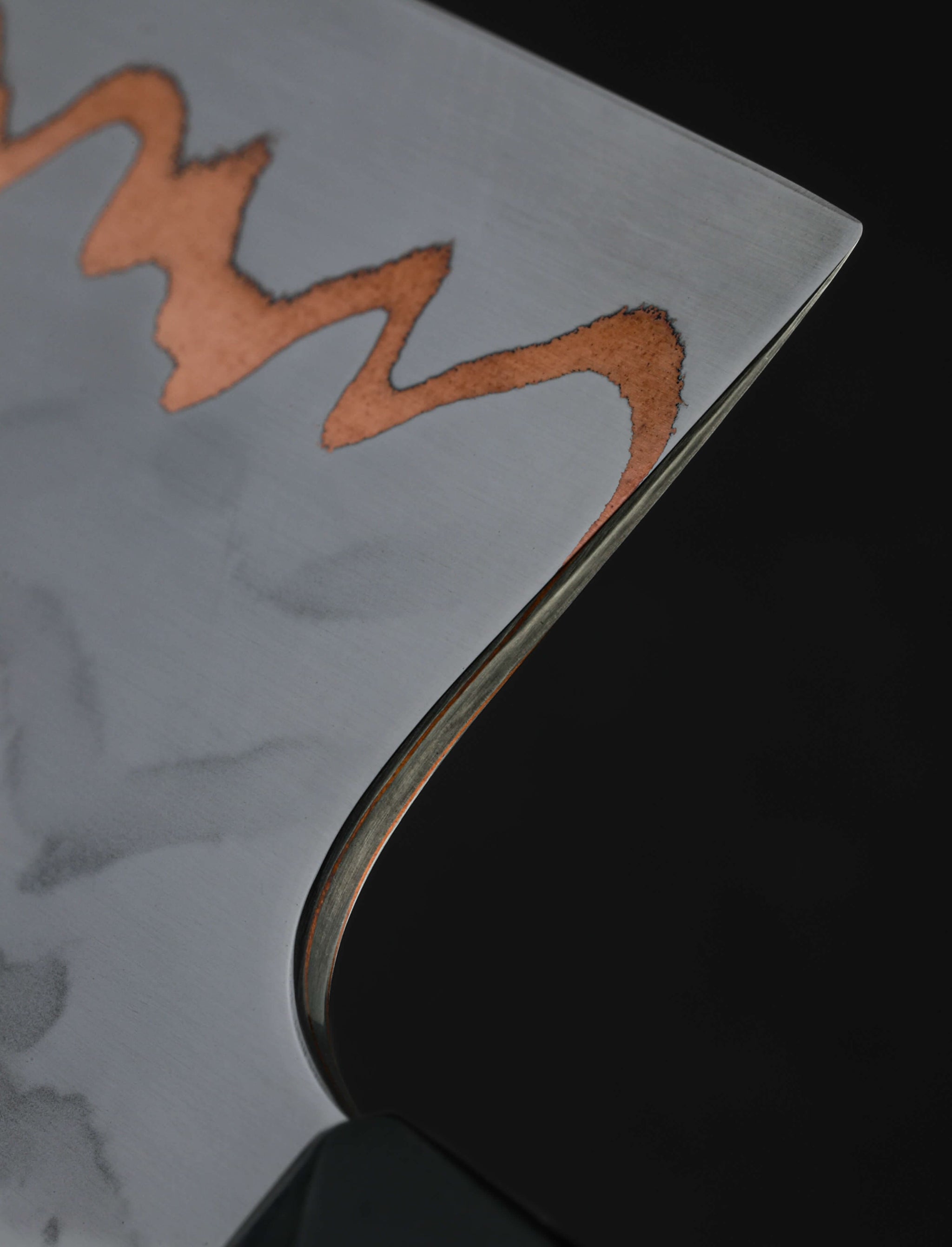 Dan Tompkins - New York Santoku & Bunka Copper Gidgee Kiritsuke 200mm