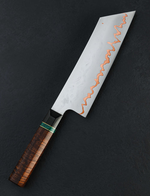 Dan Tompkins - New York Santoku & Bunka Copper Gidgee Kiritsuke 200mm