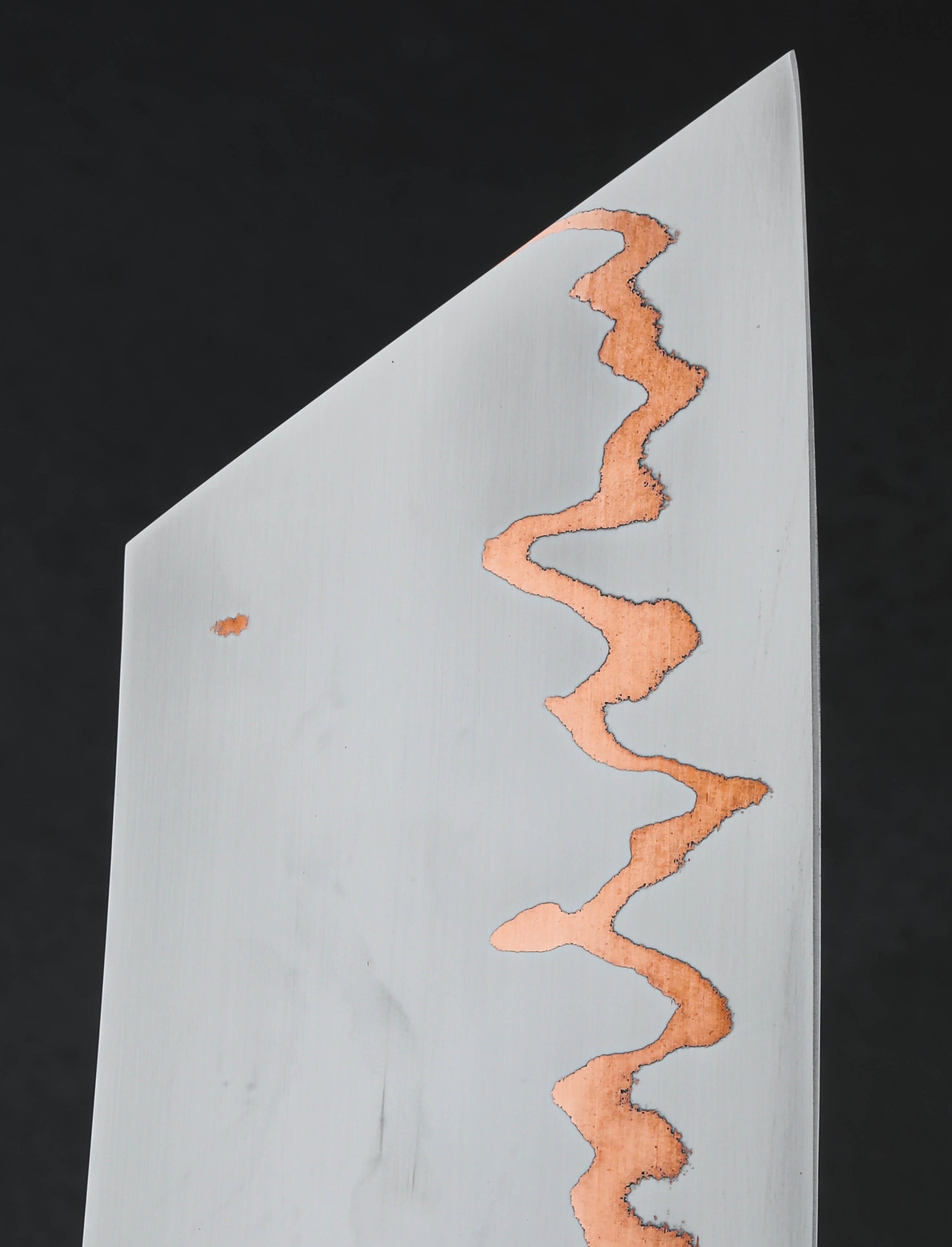 Dan Tompkins - New York Santoku & Bunka Copper Gidgee Kiritsuke 200mm