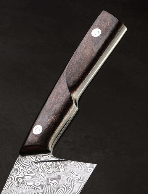 Fingal Ferguson - Ireland Santoku & Bunka Space Coral Damasteel Santoku 200mm