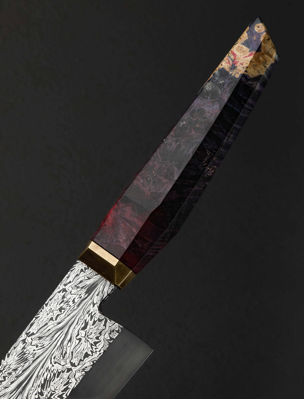 Jason Ellard - Tasmania Santoku & Bunka Dragon's Breath Santoku 210mm