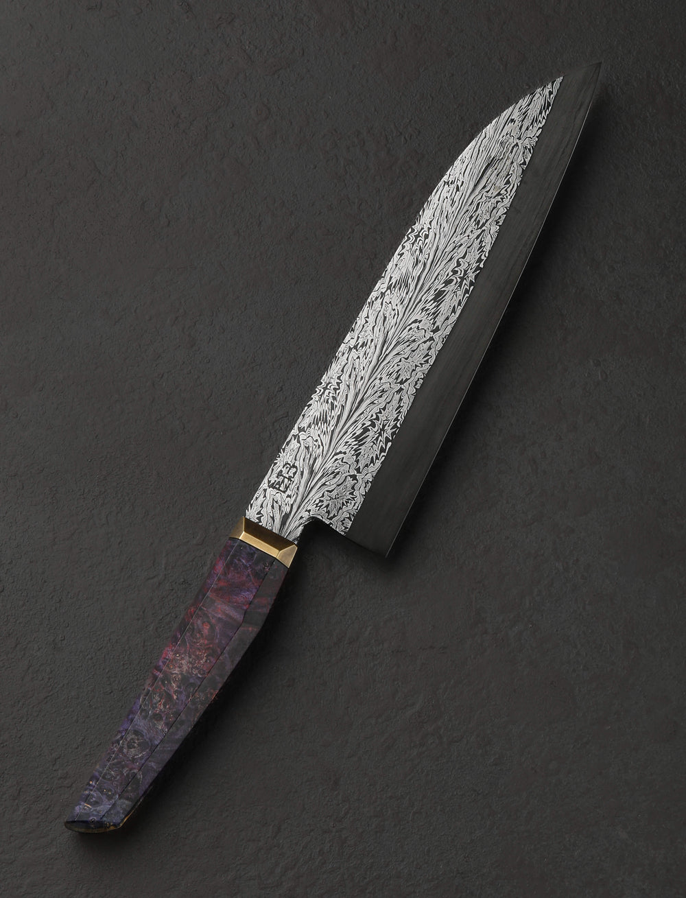 Jason Ellard - Tasmania Santoku & Bunka Dragon's Breath Santoku 210mm