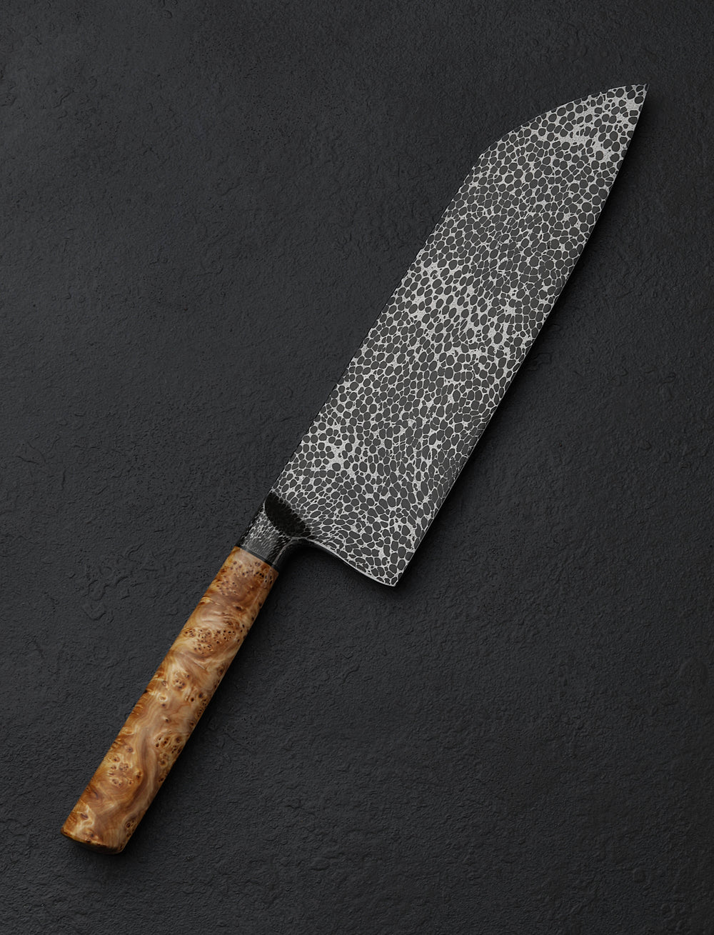 Joe Schrum - Missouri Santoku & Bunka Cedar Bearings Santoku 210mm