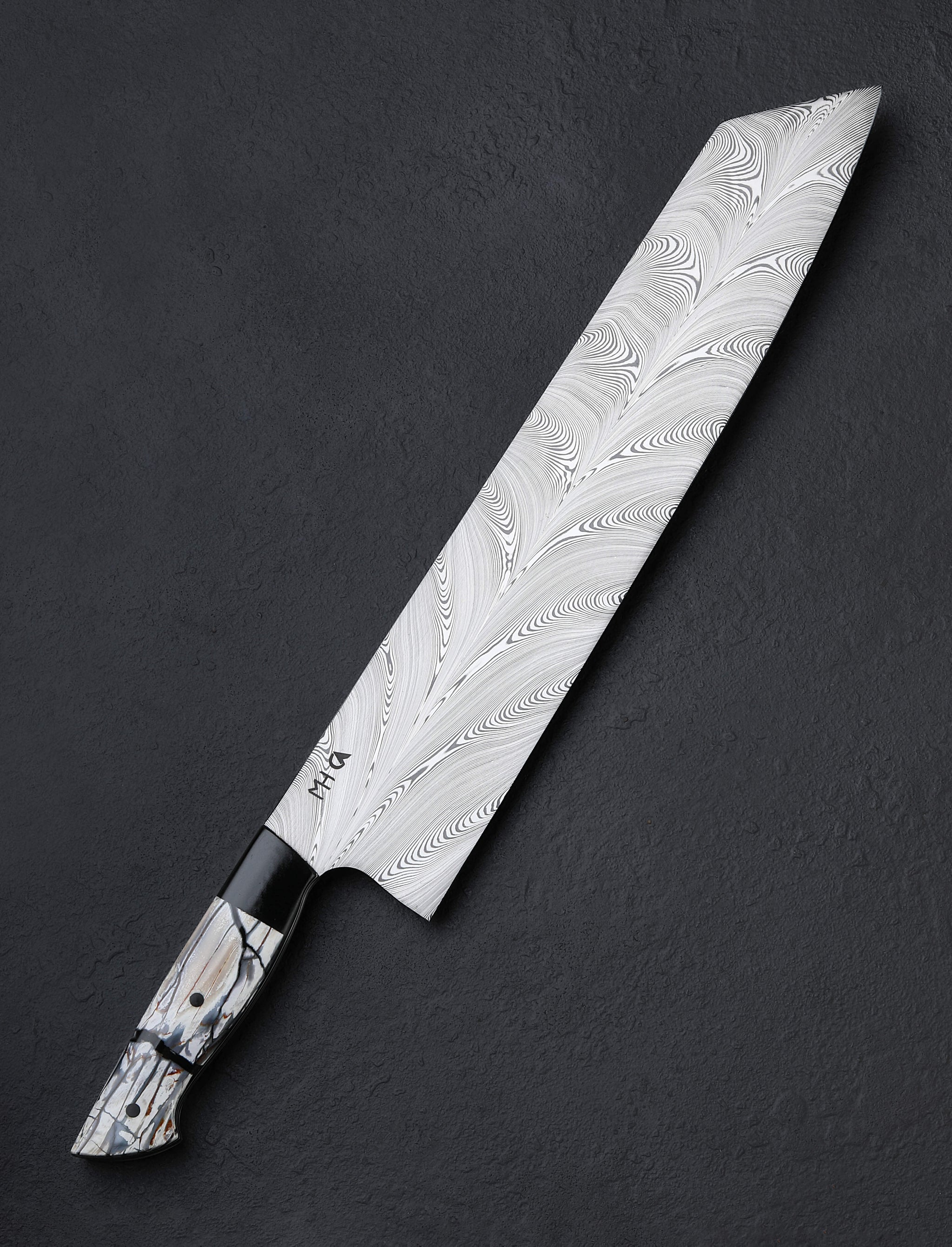 Martin Huber - Austria Santoku & Bunka Feathered Bunka XL 290mm