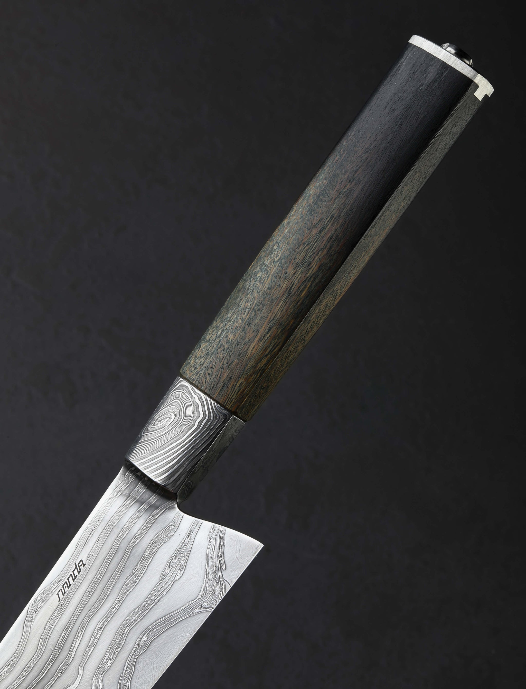 Nick Anderson - California Santoku & Bunka Lignum Vitae Nautilus Santoku 198mm