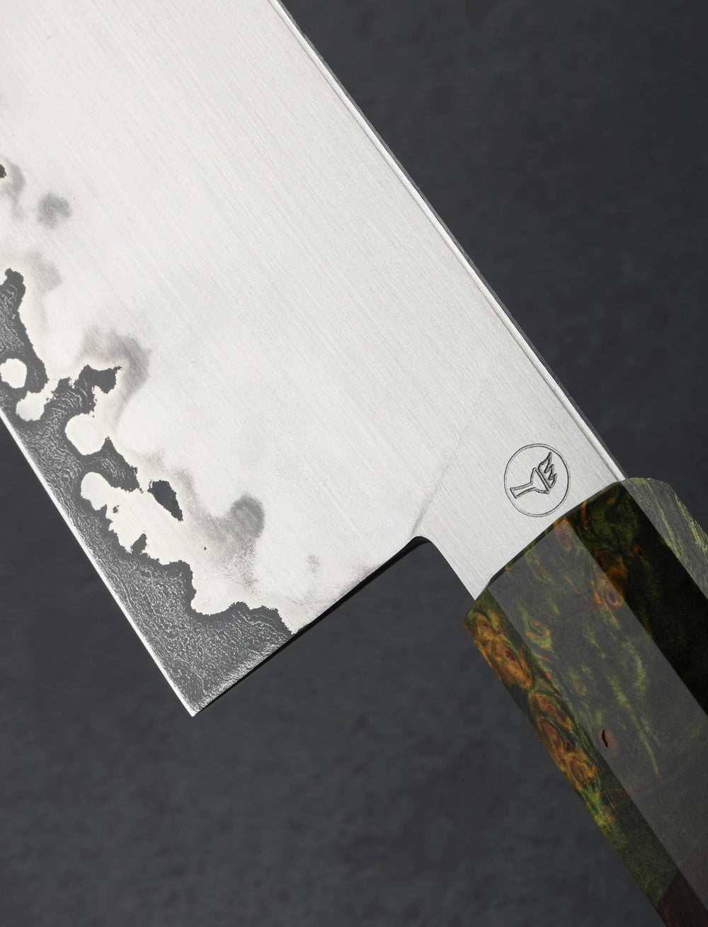 Salem Straub - Washington Santoku & Bunka Ironwood Damascus Bunka 170mm