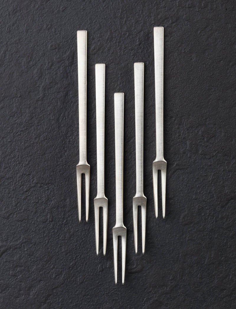 Petit Brass Serving Forks