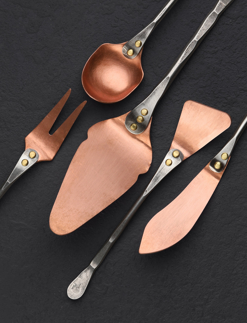 Jill Rikkers - Colorado Serving Copper 5pc Appetizer Set