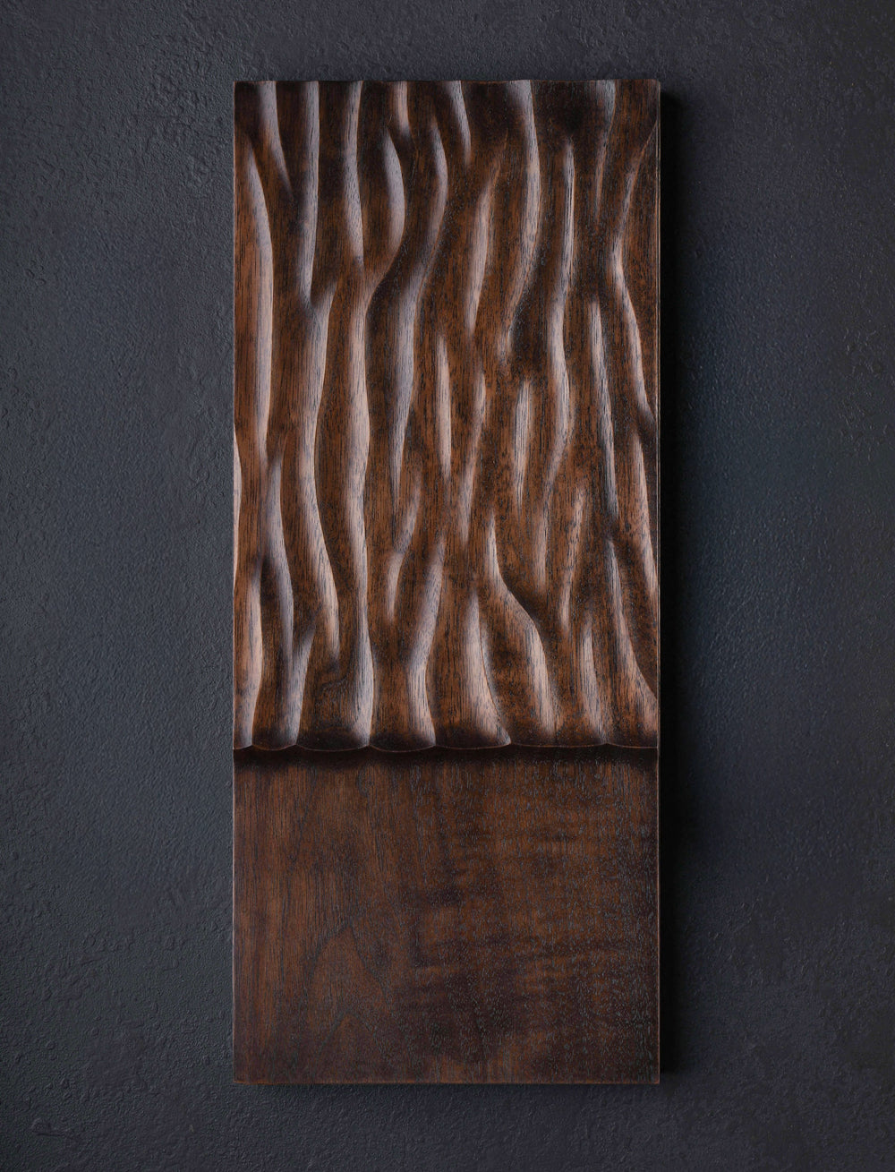 Luke Hope - London & Central Vietnam Serving Waves Serving Board LH Black Walnut Waves Sharing Set