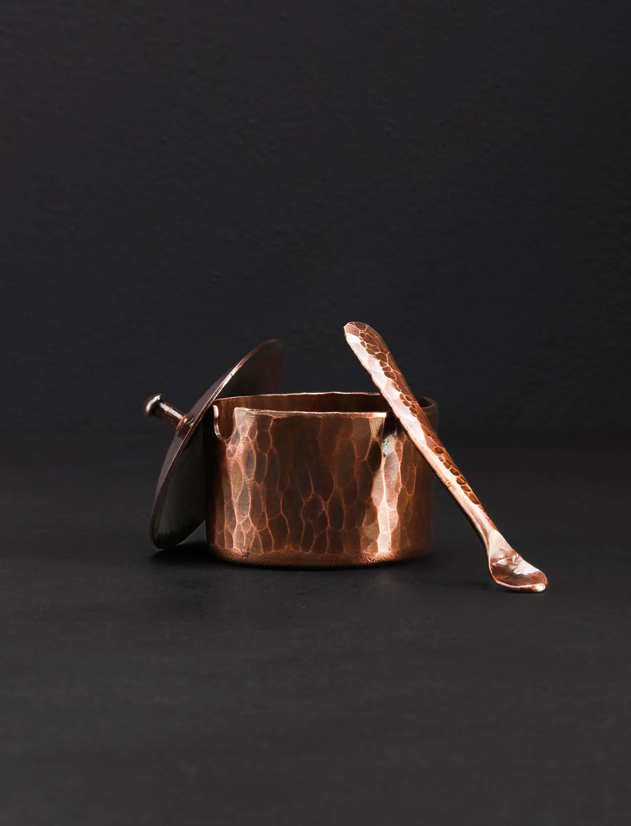 Rex & Marsha Morton - Missouri Serving Copper Clove Salt Cellar