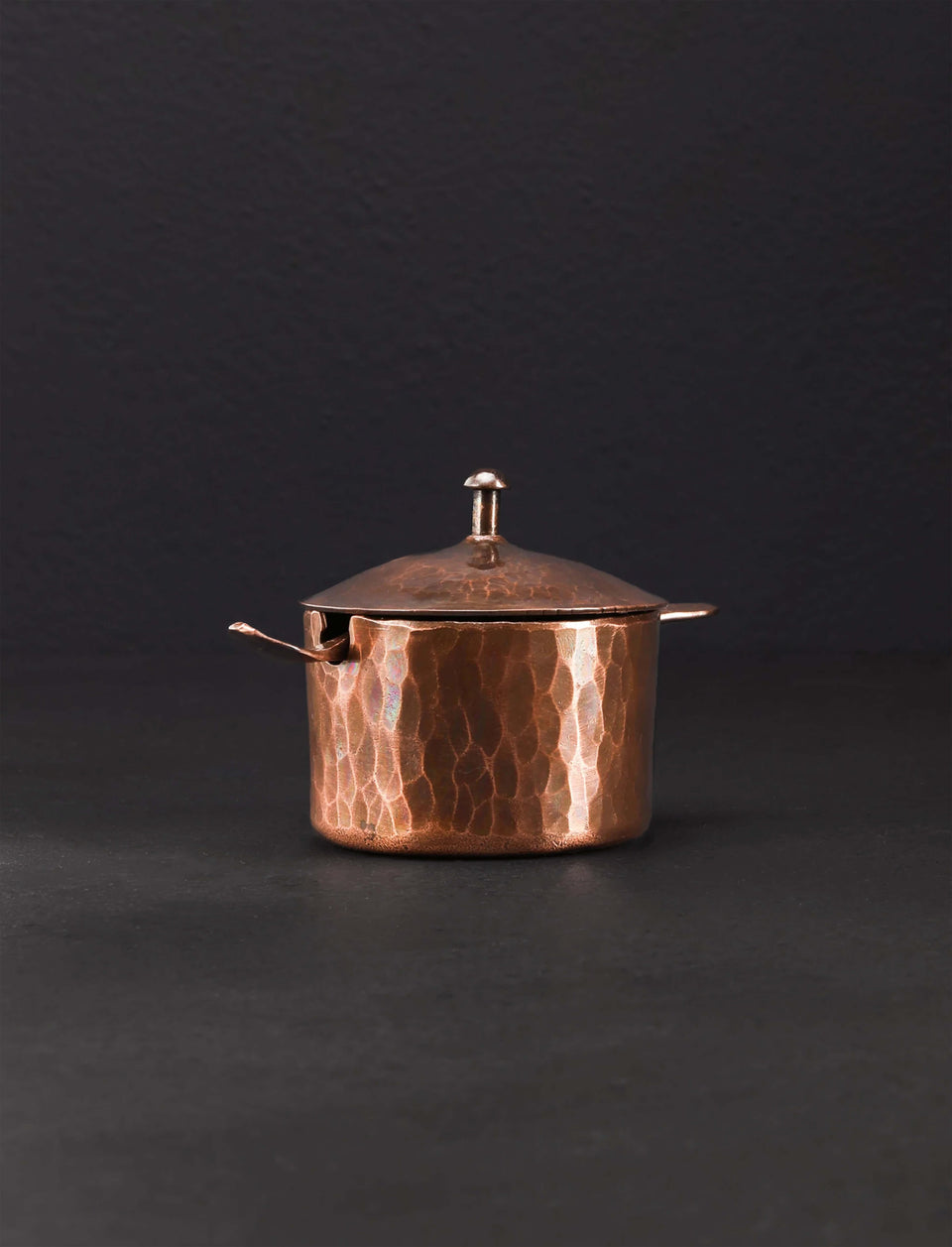 Rex & Marsha Morton - Missouri Serving Copper Clove Salt Cellar