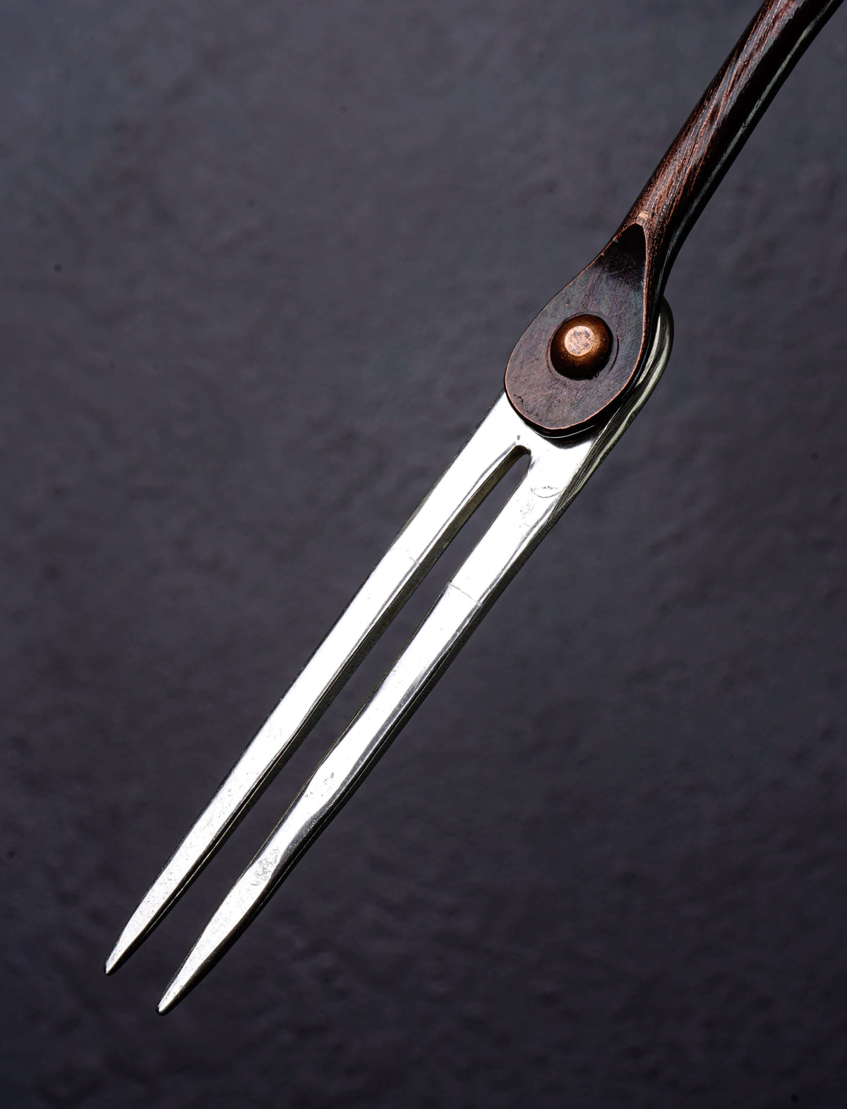 Rex & Marsha Morton - Missouri Serving Copper & Steel Appetizer Set