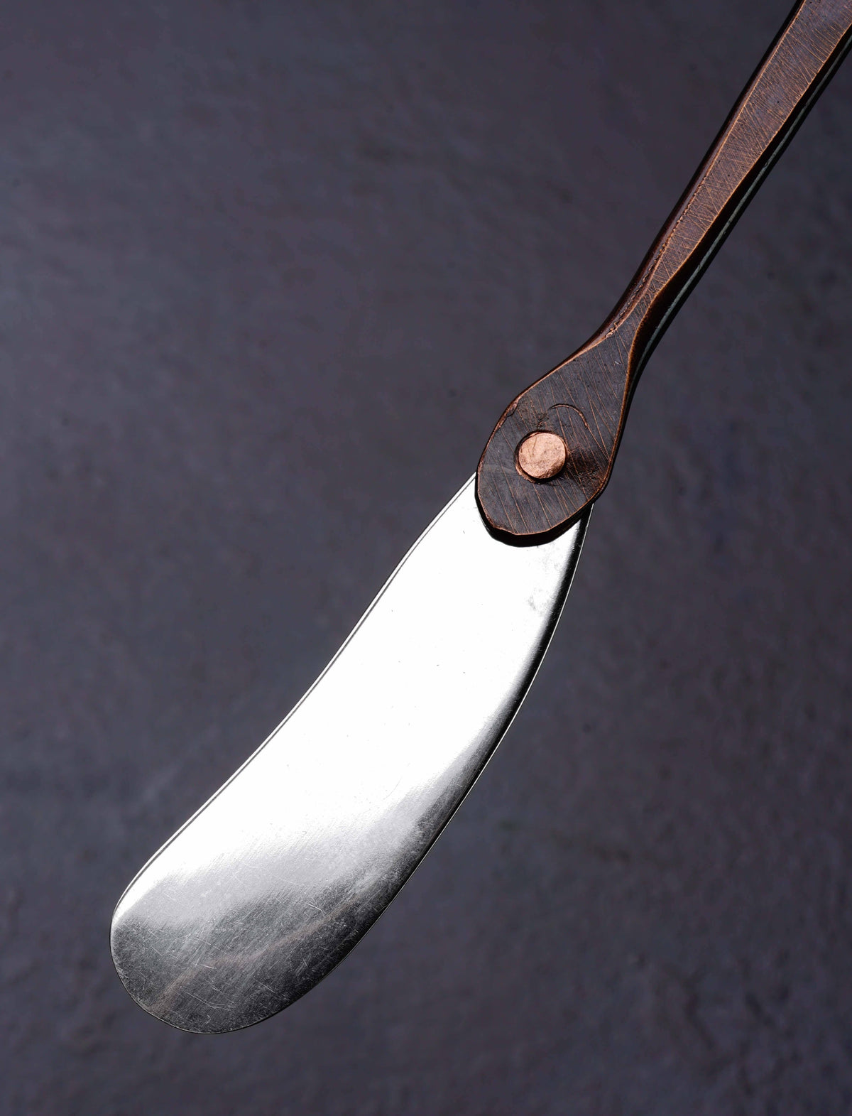 Rex & Marsha Morton - Missouri Serving Copper & Steel Appetizer Set
