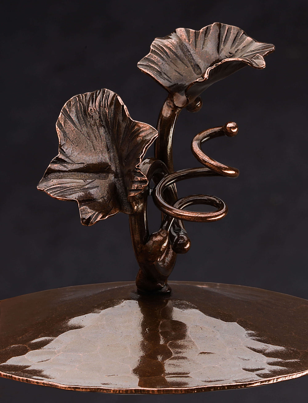 Rex & Marsha Morton - Missouri Serving Copper Vine Salt Cellar