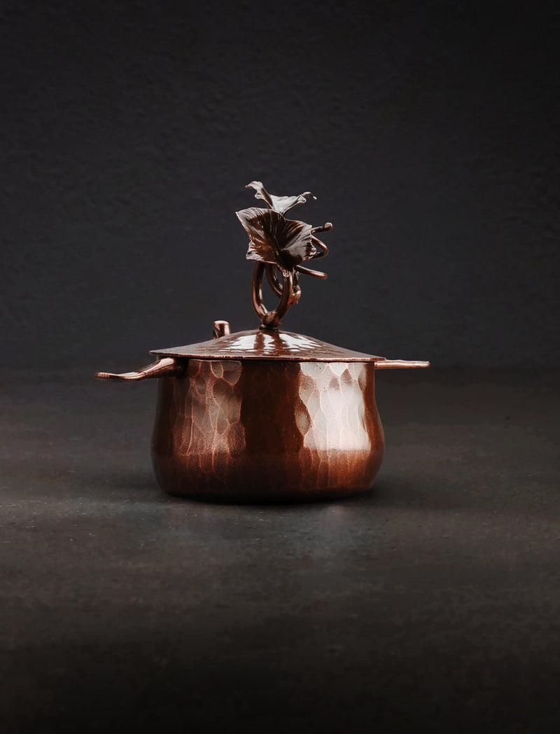 Copper Vine Salt Cellar