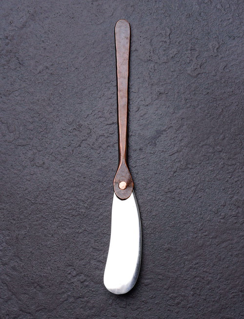 Rex & Marsha Morton - Missouri Serving Spreader Only Copper & Steel Appetizer Set