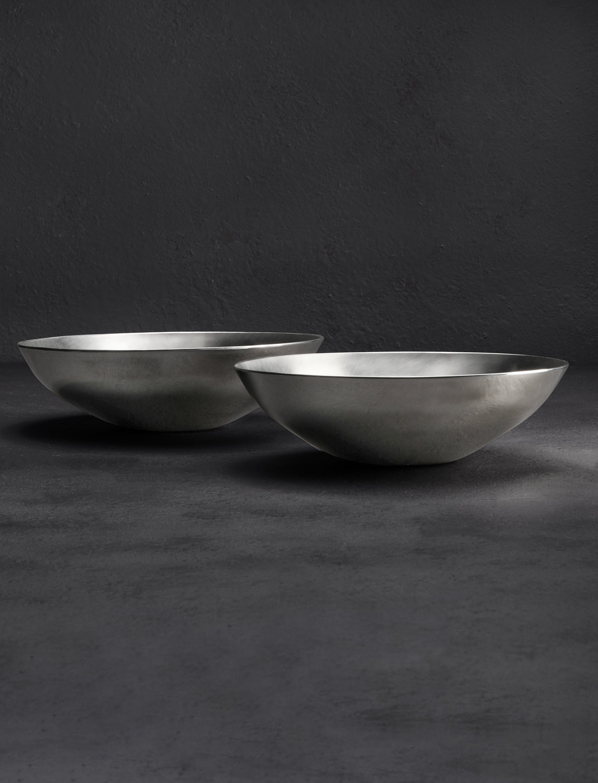 Stephen Fitz Gerald - California Serving Pair of Bowls Forged Steel Soup Bowl