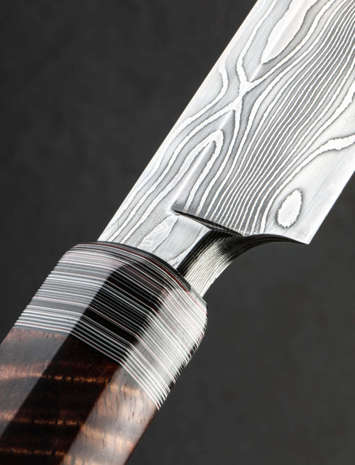 Casey Vilensky - Vancouver Slicer & Sujihiki Damascus Brook Yanagiba 460mm