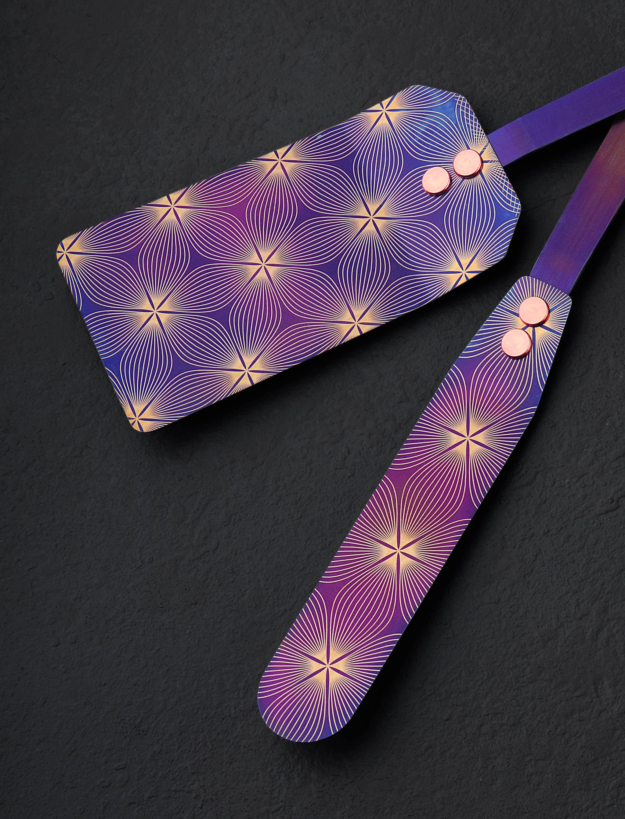 Ben Tendick - Oregon Spatulas Golden Lotus TiSpats Set