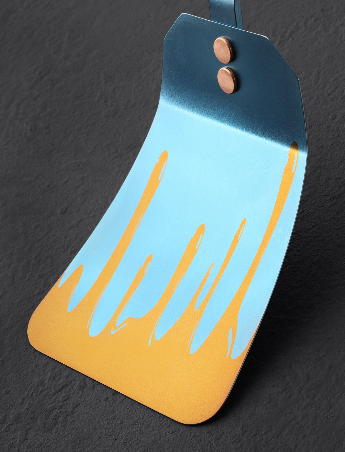 Mustard Drip Titanium Spatulas