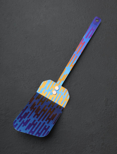 Deluxe Angled-Head Titanium Spatula