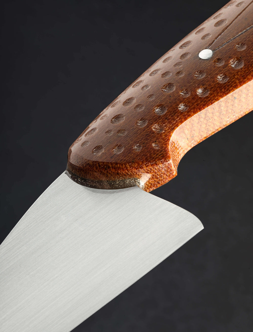 Don Carlos Andrade - California Specialty Knives Speckled Shallot Knife 140mm