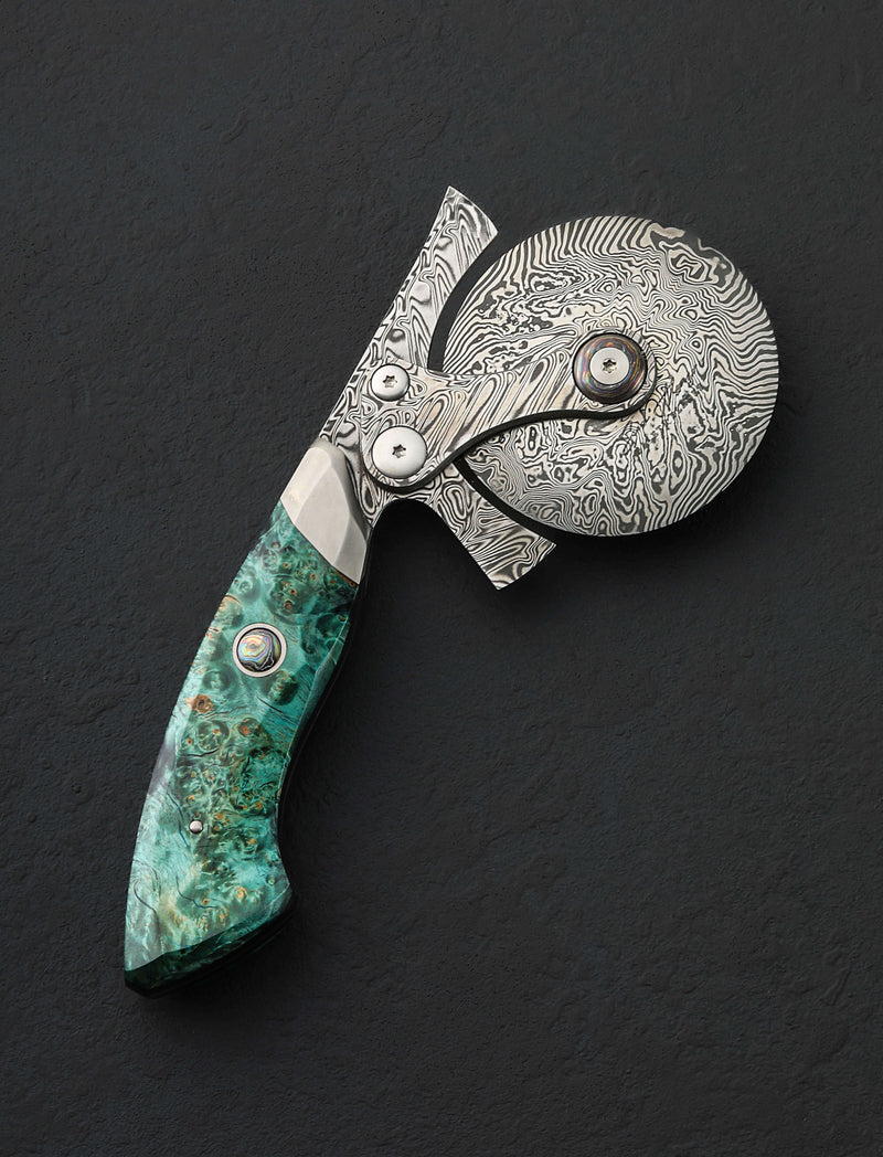 Damasteel Timascus Pizza Cutter