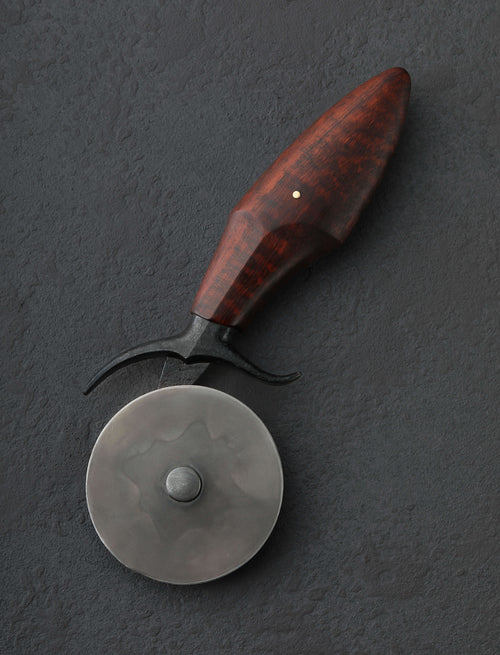 Toma Fenes - Romania Specialty Knives Snakewood Pizza Cutter