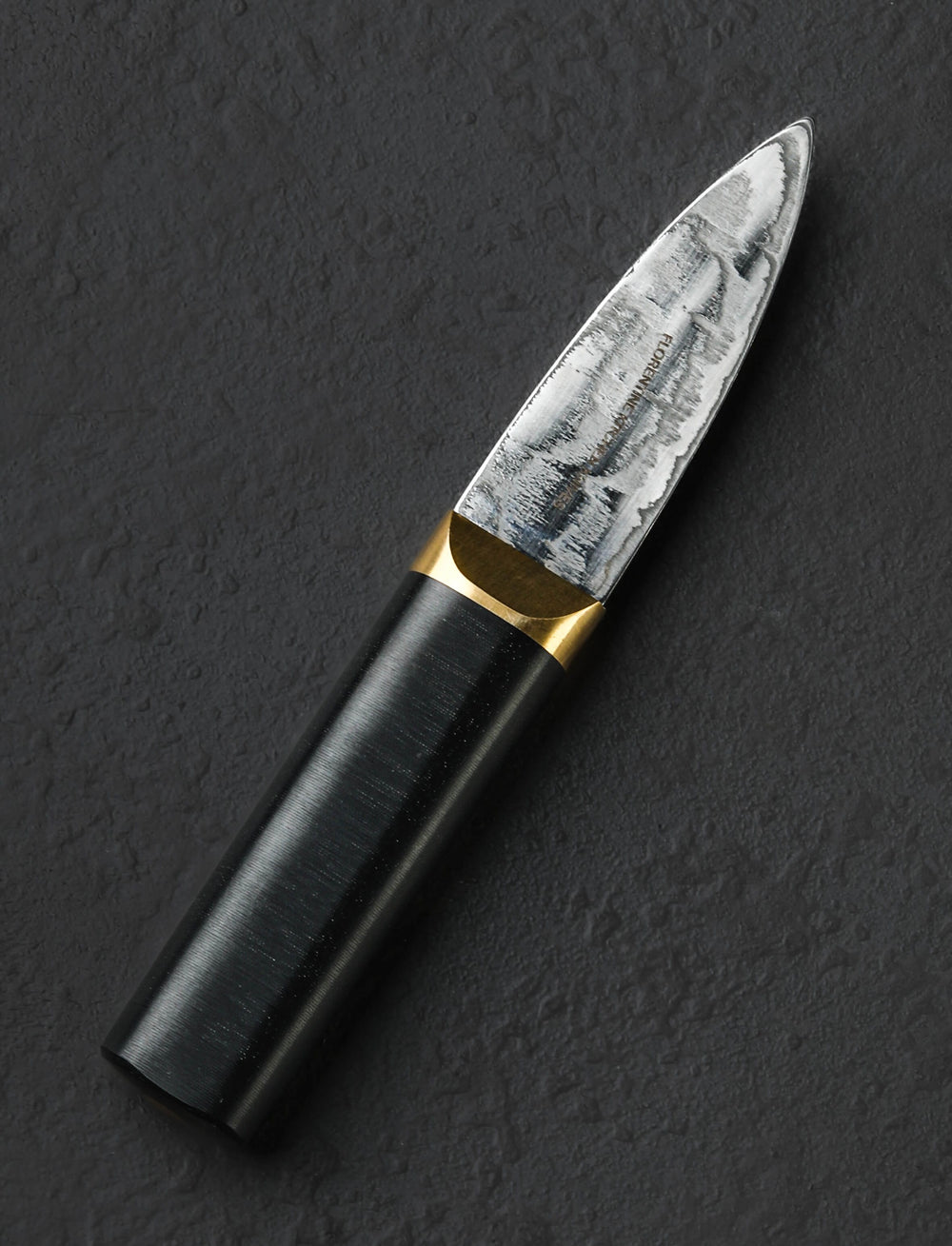 Living Steel 626 - NYC Specialty Tools Brass Oyster Knife LS75DM