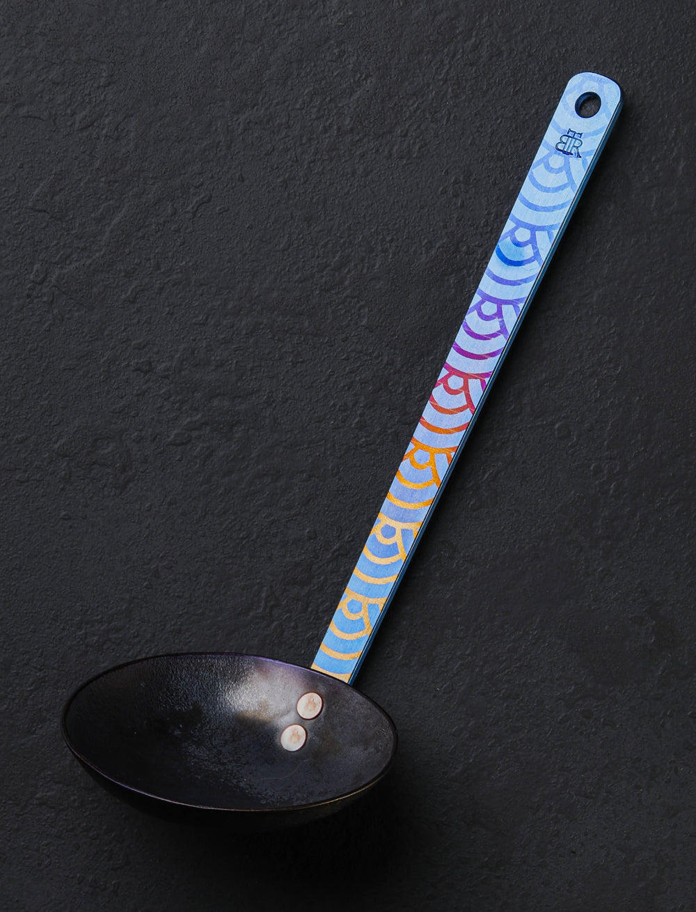 Ben Tendick - Oregon Spoons, Ladles & Scoops Style Two Deluxe Large Titanium Ladle