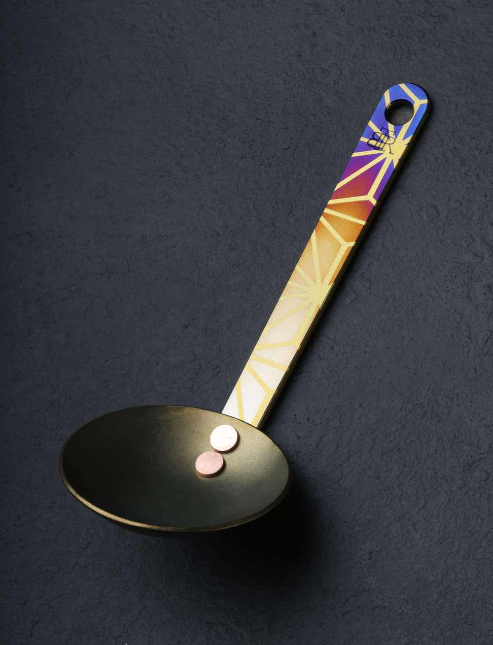 Ben Tendick - Oregon Spoons, Ladles & Scoops Style Two Deluxe Titanium Utility Ladle