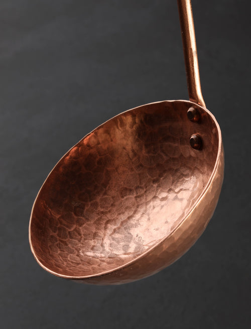 Rex & Marsha Morton - Missouri Spoons, Ladles & Scoops Copper Crook Ladle