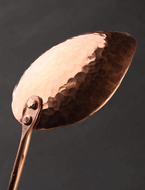 Rex & Marsha Morton - Missouri Spoons, Ladles & Scoops Copper Crook Serving Spoon