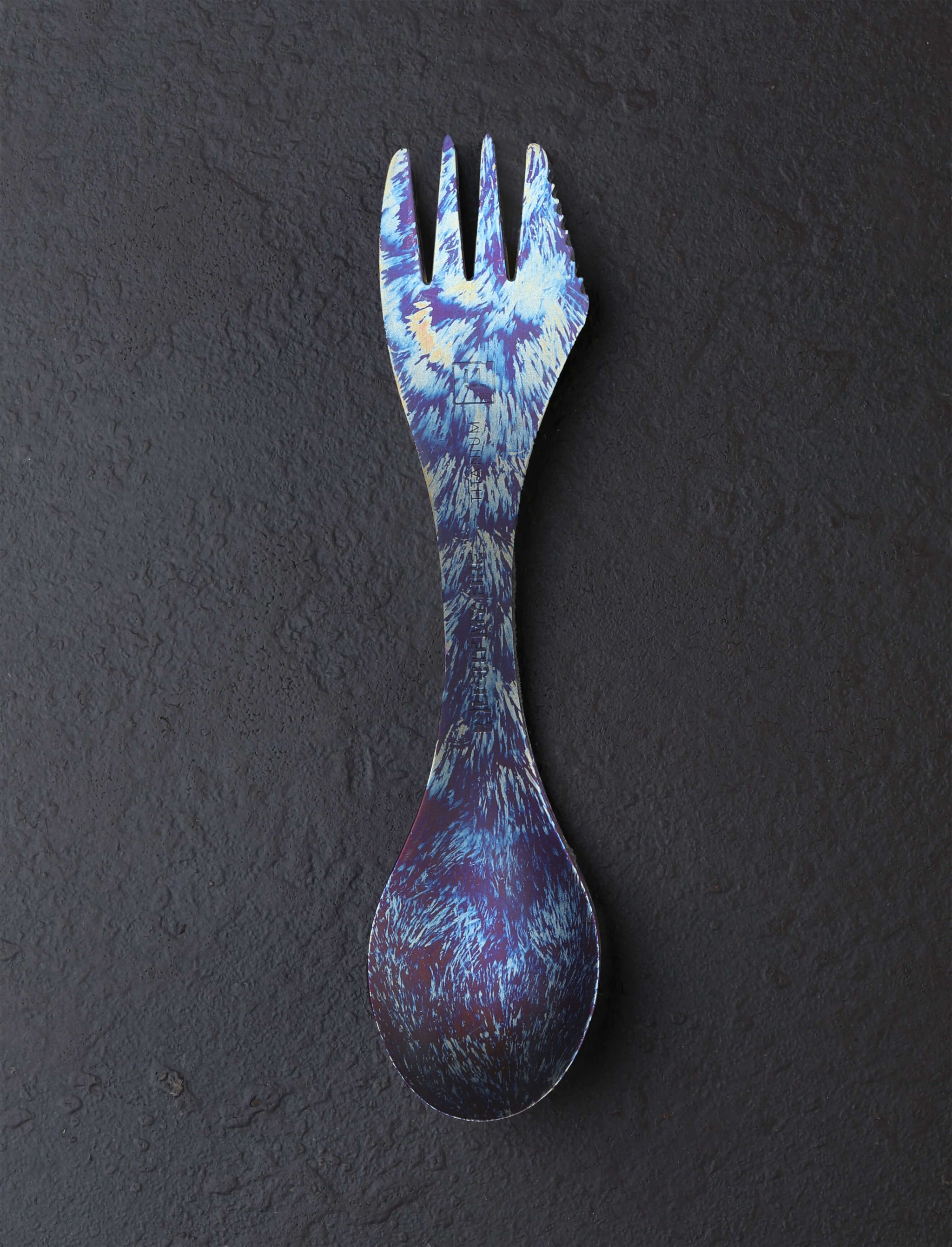 Eatingtools + Light My Fire Sporks Design Five Brush Anodized Titanium Spork