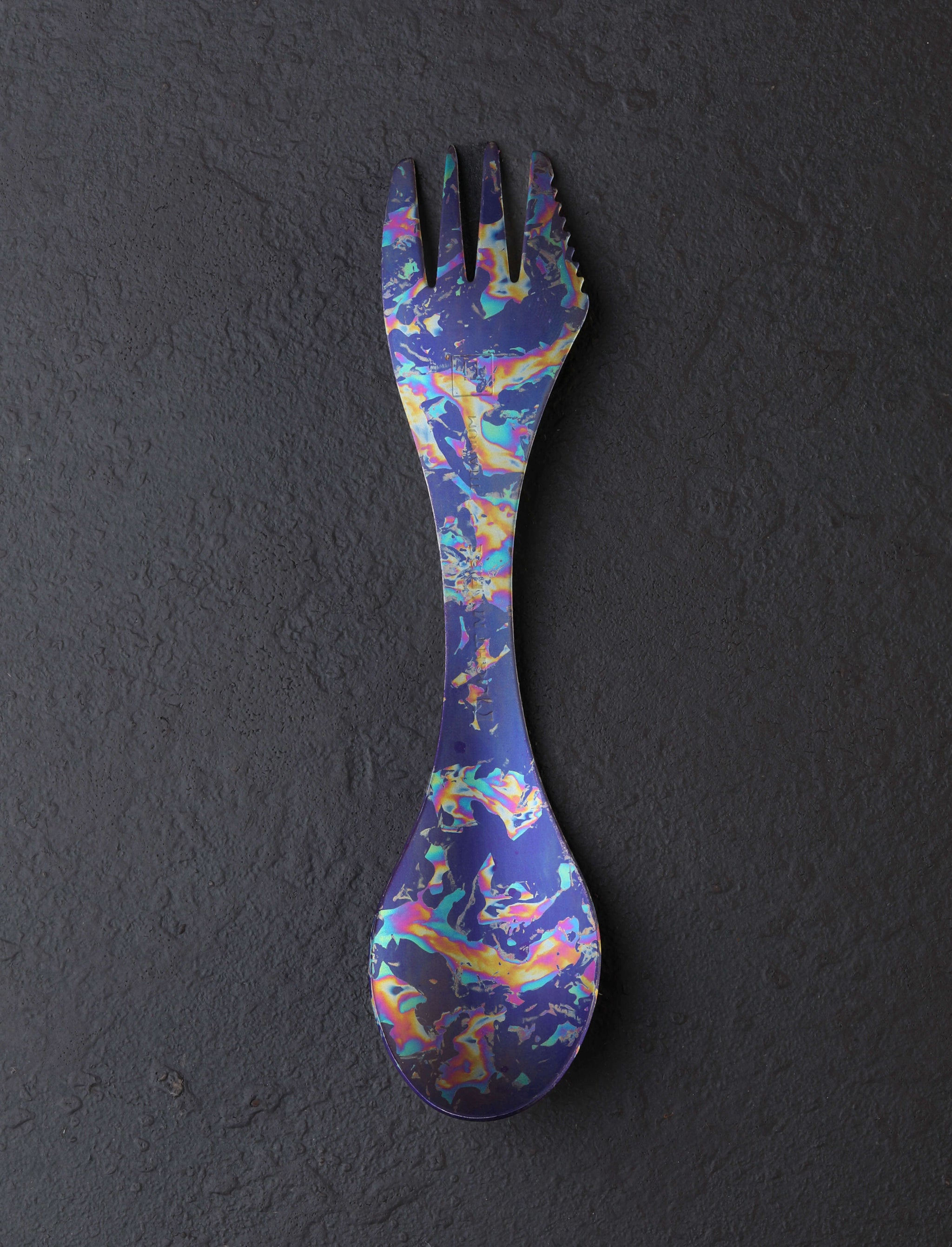 Eatingtools + Light My Fire Sporks Design Five Brush Anodized Titanium Spork