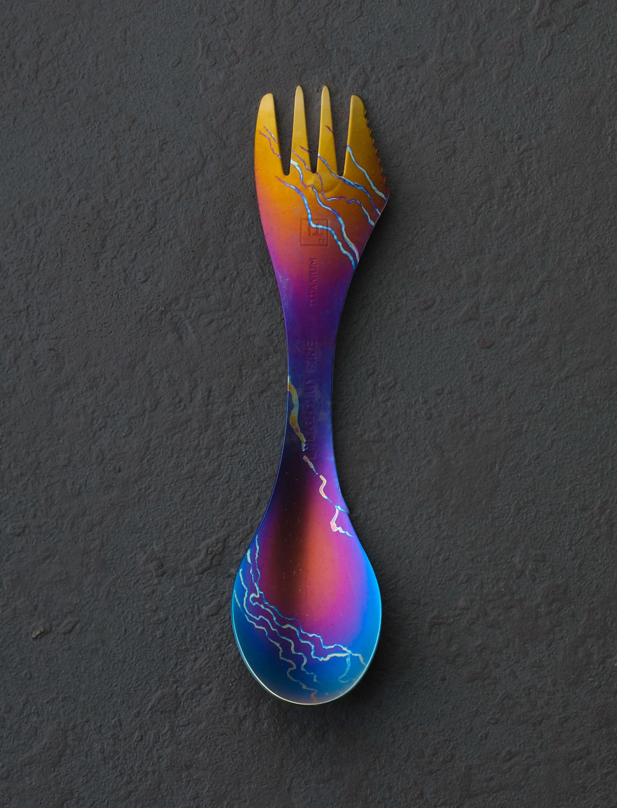 Eatingtools + Light My Fire Sporks Design One Brush Anodized Titanium Spork