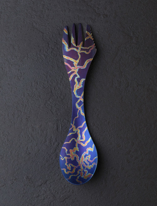 Eatingtools + Light My Fire Sporks Design One Brush Anodized Titanium Spork