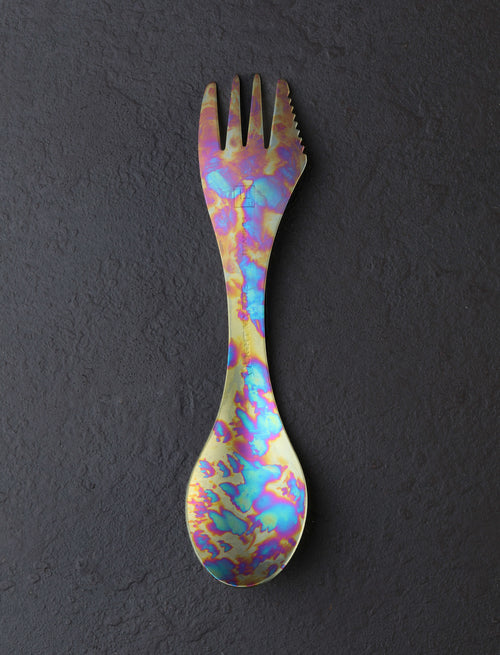 Eatingtools + Light My Fire Sporks Design One Brush Anodized Titanium Spork